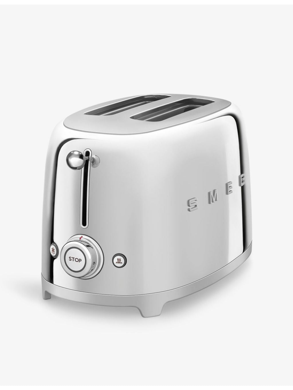 Smeg two-slice stainless steel toaster - British product