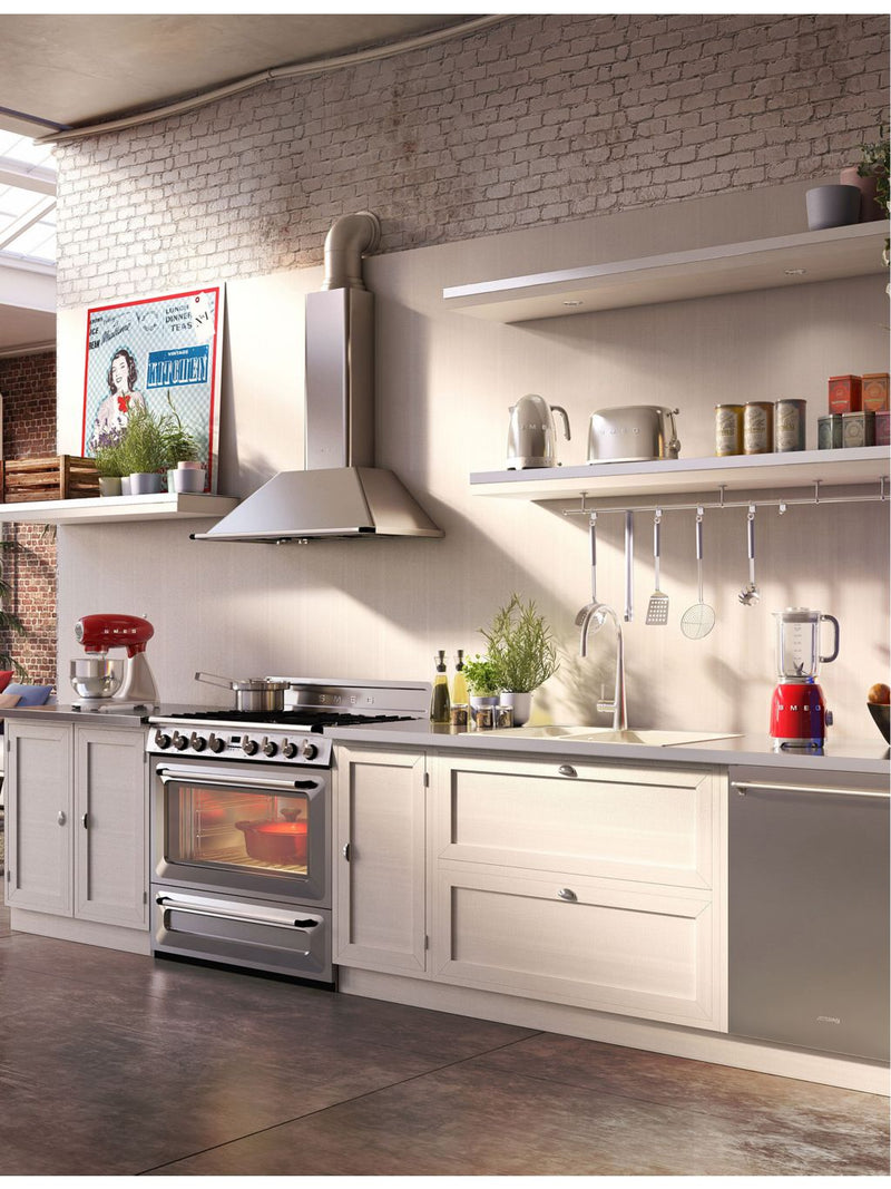 Smeg two-slice stainless steel toaster - British product