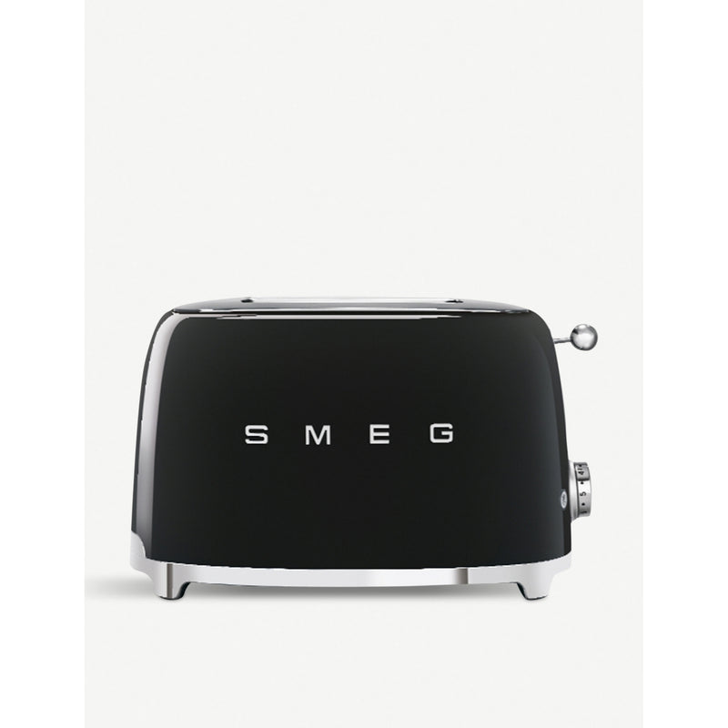 Smeg two-slice stainless steel toaster (British brand)