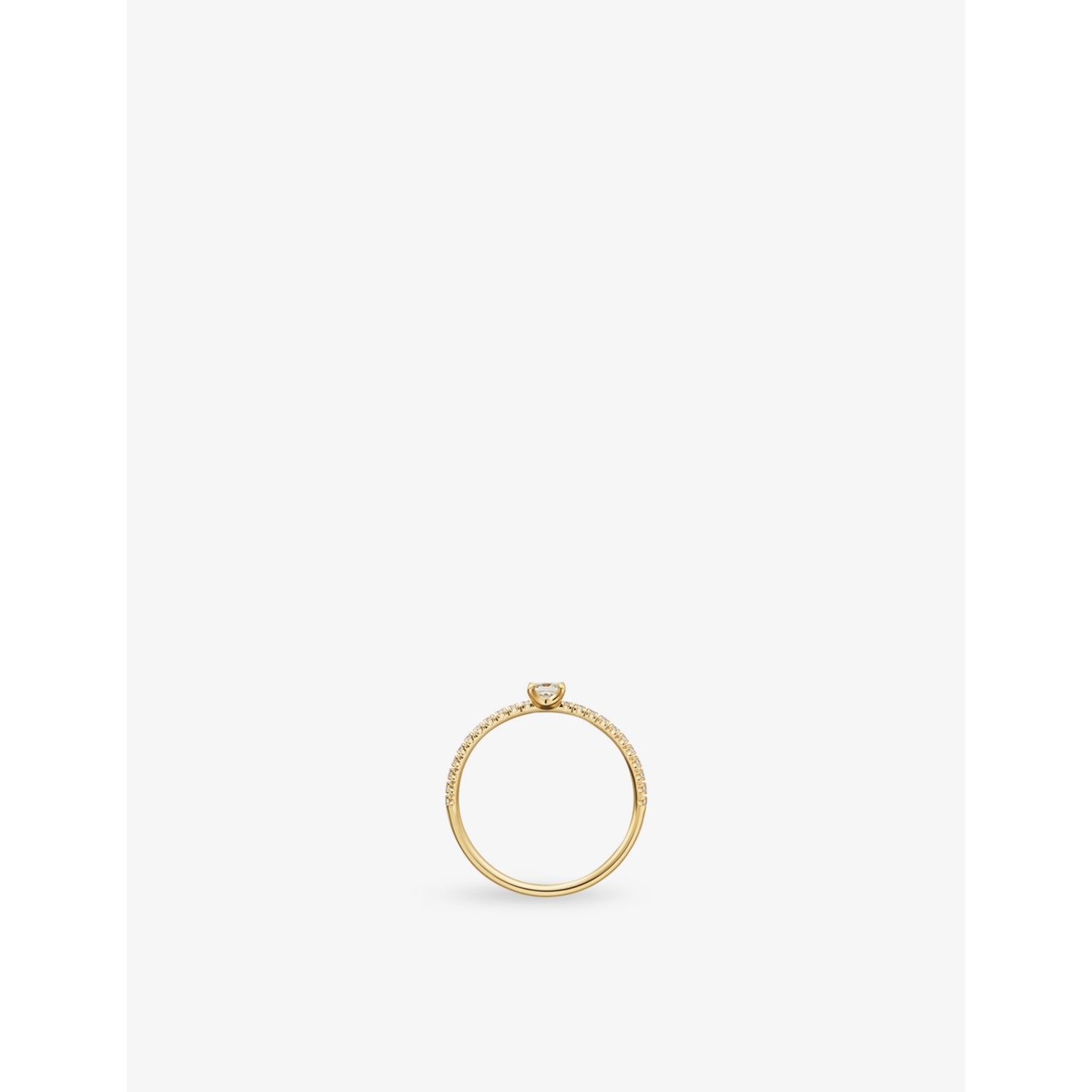 Cartier 18ct yellow-gold diamond ring 0.26ct (British brand)
