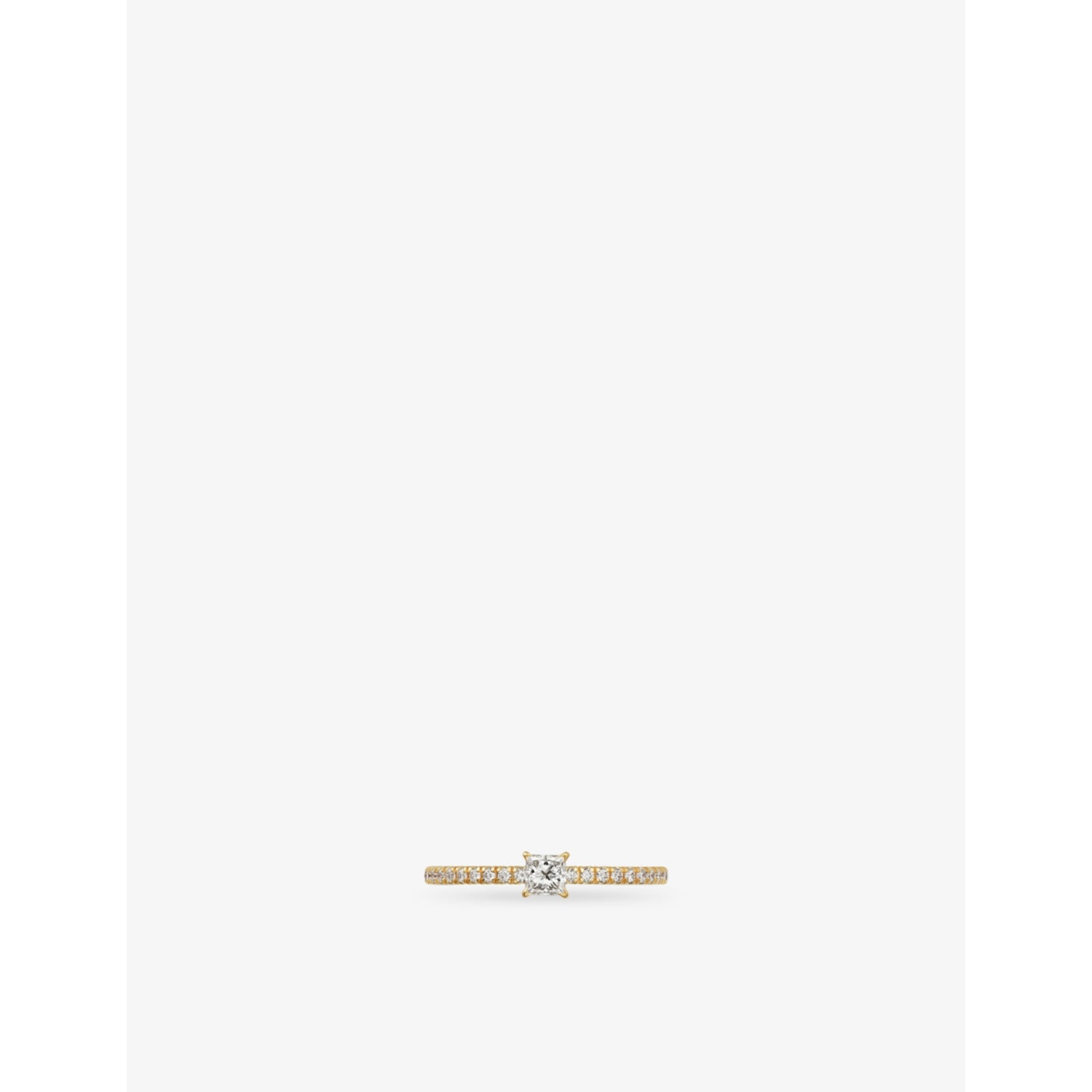 Cartier 18ct yellow-gold diamond ring 0.26ct (British brand)