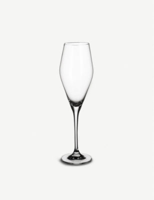 Villeroy & Boch crystal champagne flute set of four, UK version