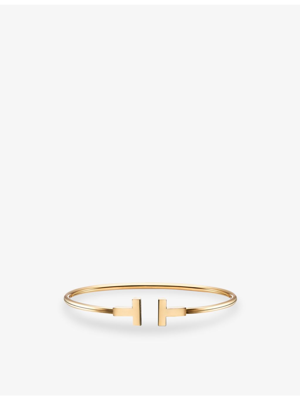 Tiffany & Co. T Wire bracelet 18ct yellow gold, UK version