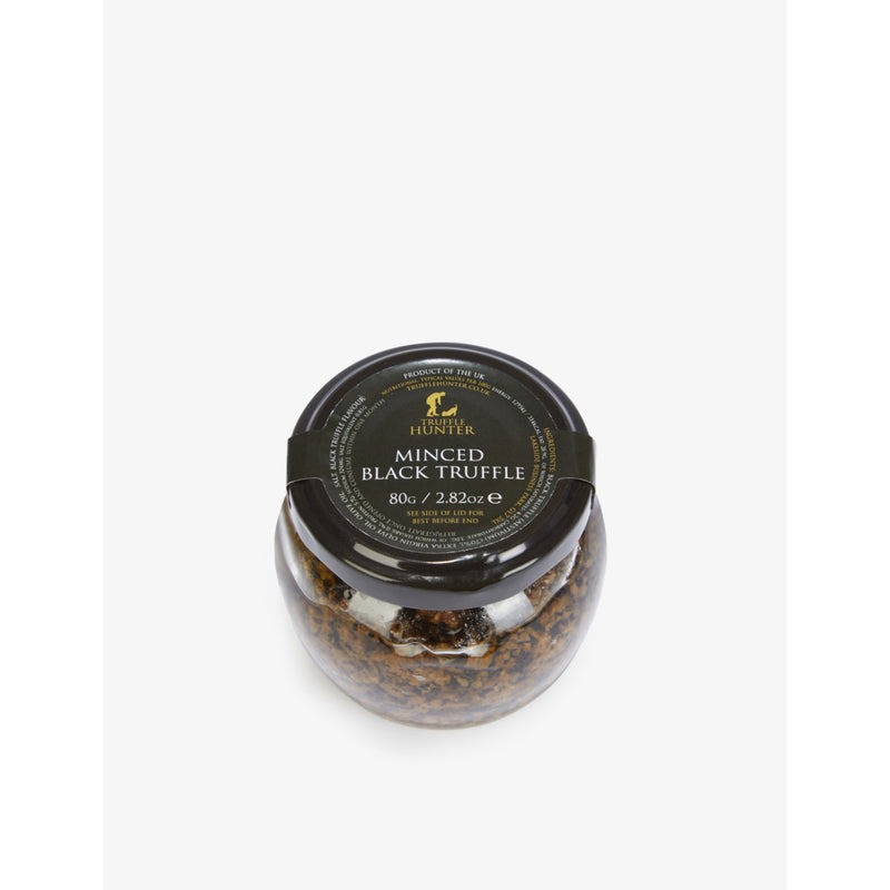 Trufflehunter minced black truffles in olive oil 80g, UK version