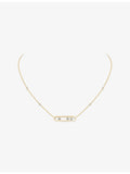 Messika Move Classique diamond necklace in 18ct gold (British brand)