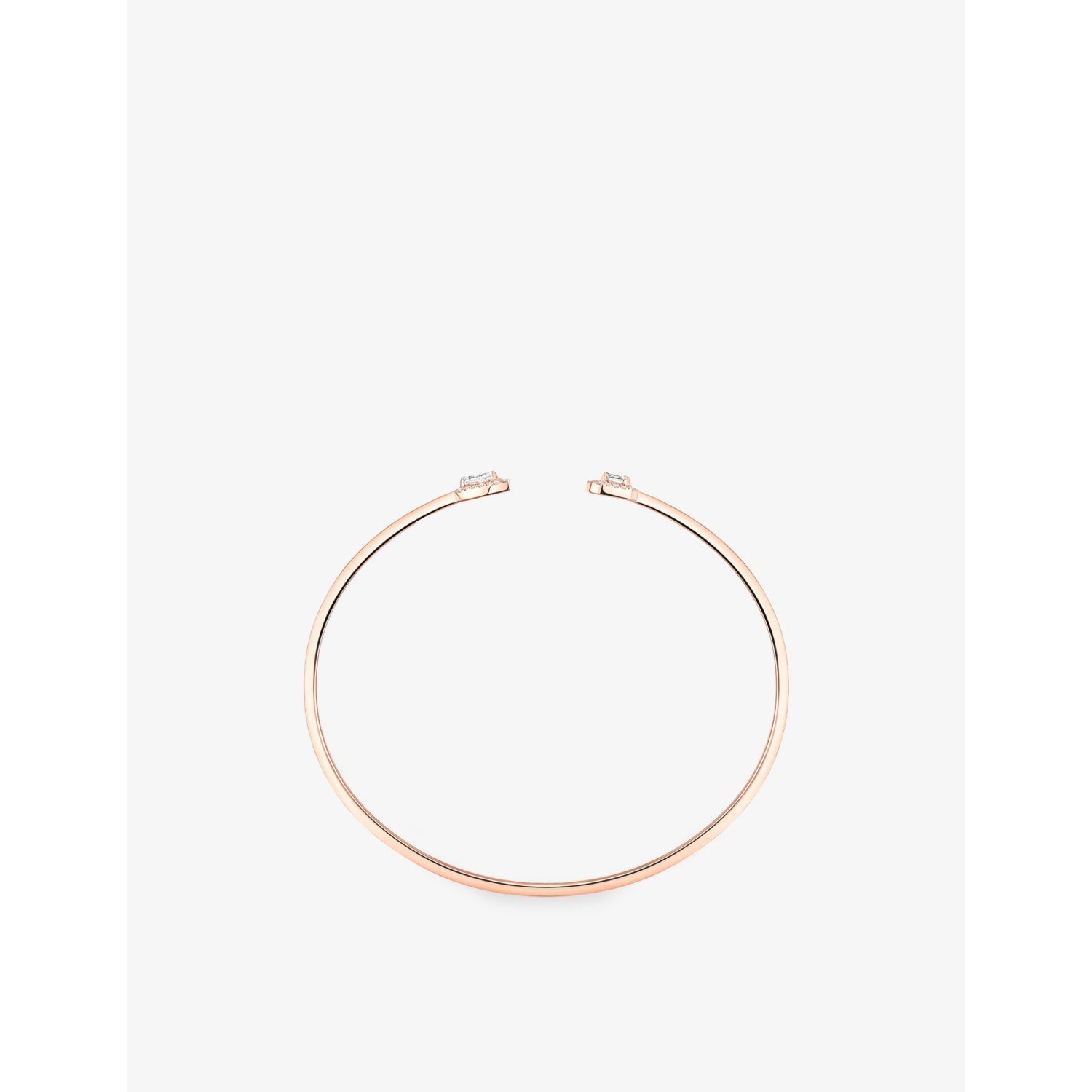 Messika 18ct gold diamond flexi bangle size M (British brand)
