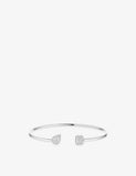 Messika My Twin 18ct Gold and 0.35ct Diamond Flexi Bangle, Size M