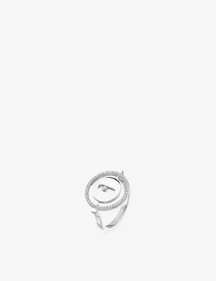 Messika Lucky Move 18ct Gold and 0.17ct Diamond Ring