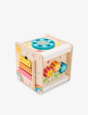 Le Toy Van Petit wooden activity cube, imported from the UK