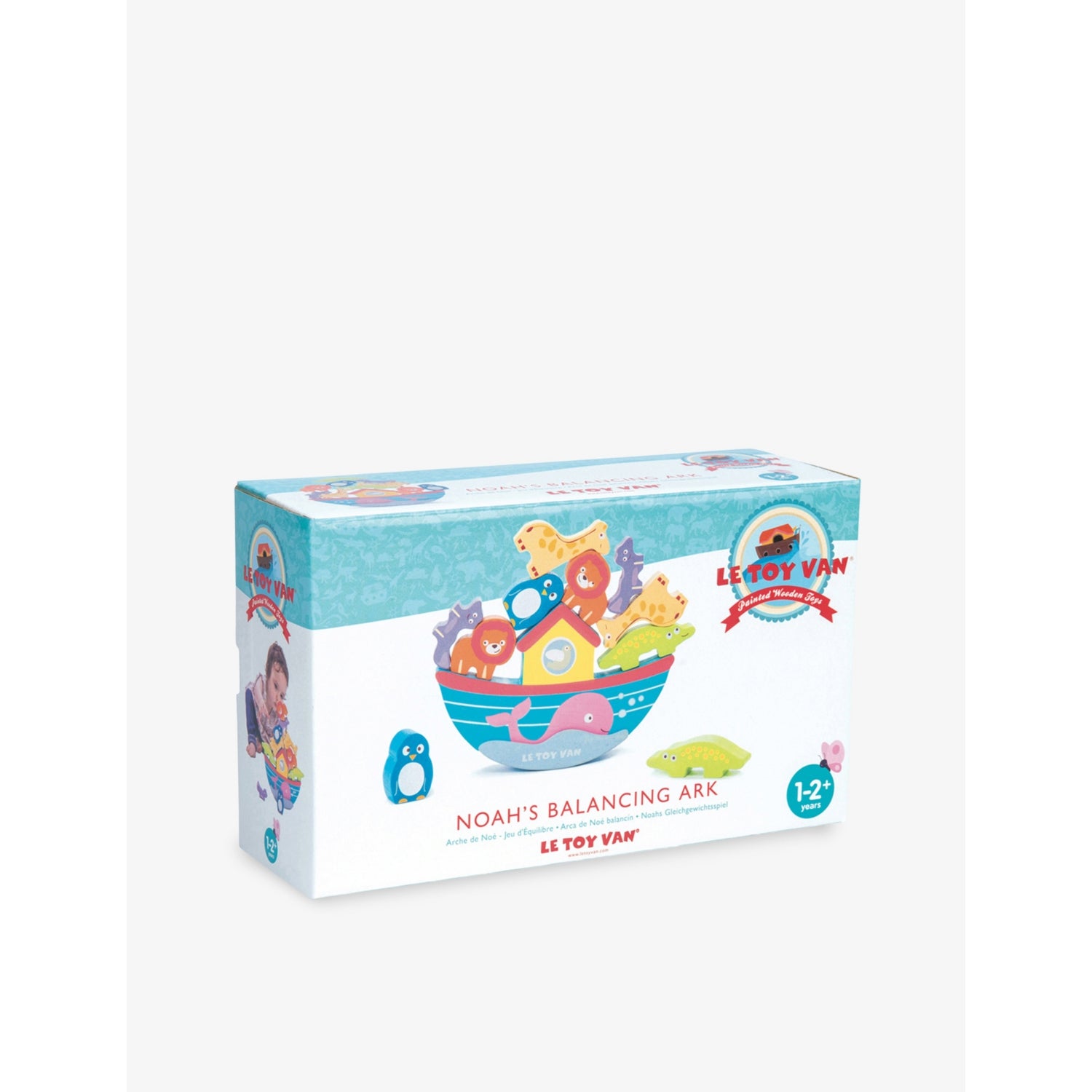 Le Toy Van Noah's Balancing Ark shape sorter - British product