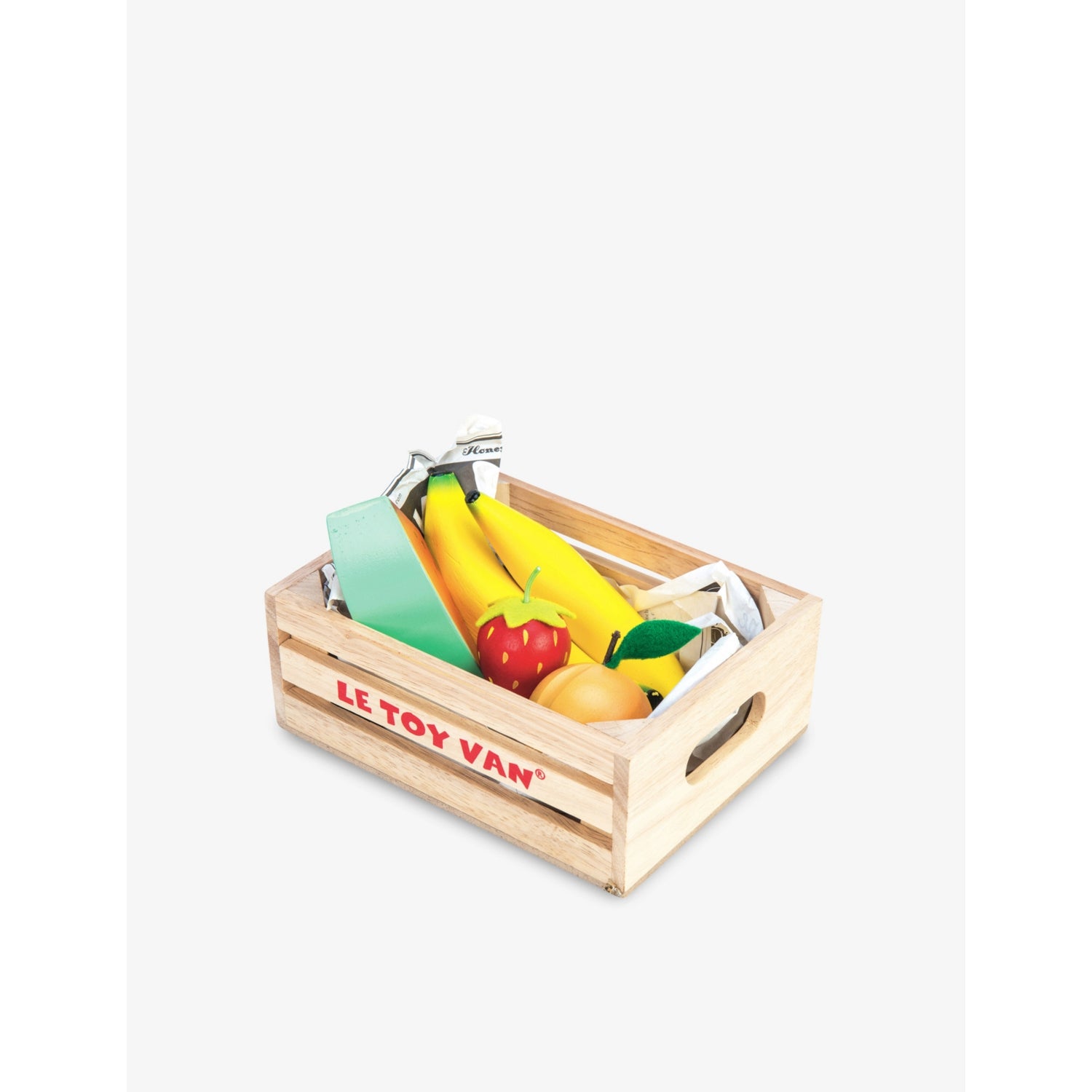 Le Toy Van wooden fruit set Five A Day (British brand)