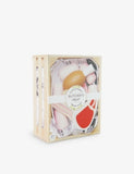 Le Toy Van wooden meat crate toy set, imported from the UK