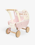 Le Toy Van wooden doll pram 52.5cm (British brand)
