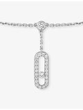 Messika Move Uno 18ct white gold diamond anklet 0.35ct, UK version