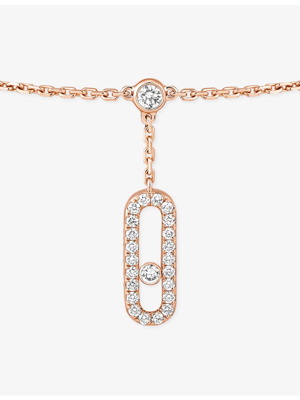 Messika rose gold diamond anklet 0.35ct - British product