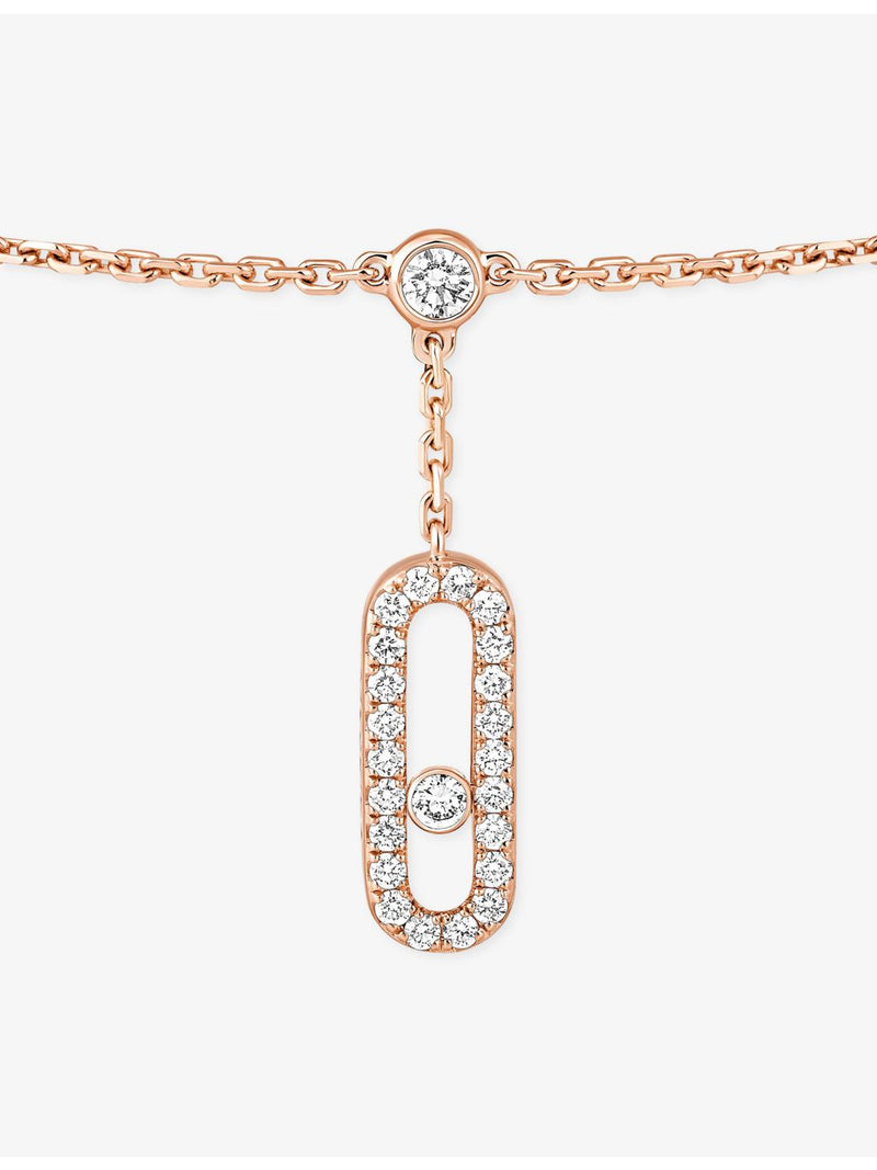 Messika rose gold diamond anklet 0.35ct - British product