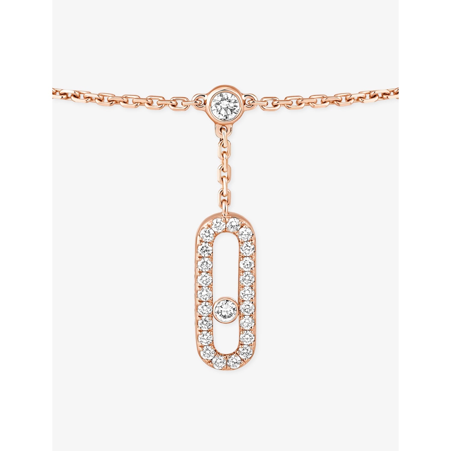 Messika rose gold diamond anklet 0.35ct - British product