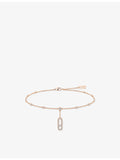 Messika rose gold diamond anklet 0.35ct - British product