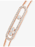 Messika Move rose-gold diamond bracelet 18ct - British product