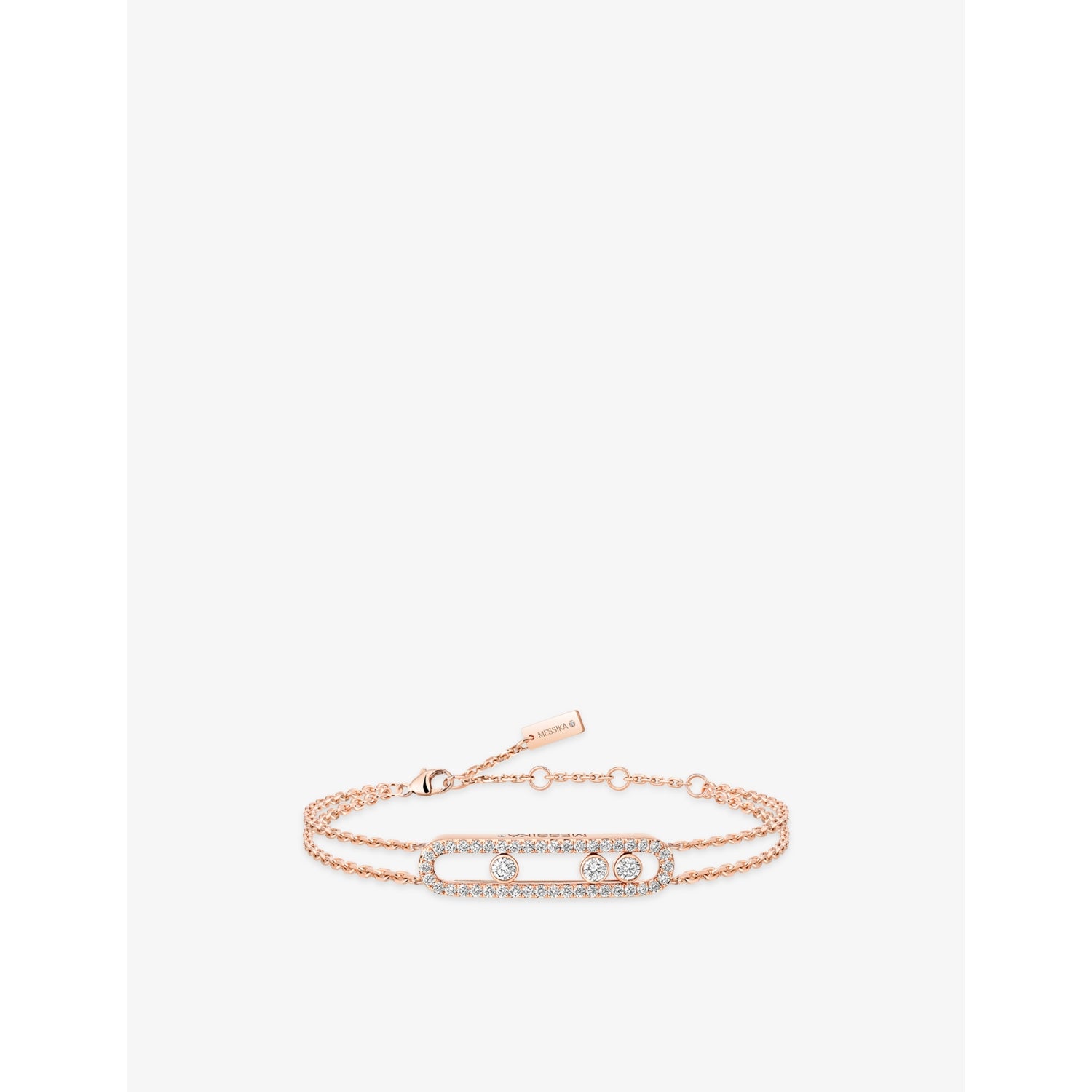 Messika Move rose-gold diamond bracelet 18ct - British product