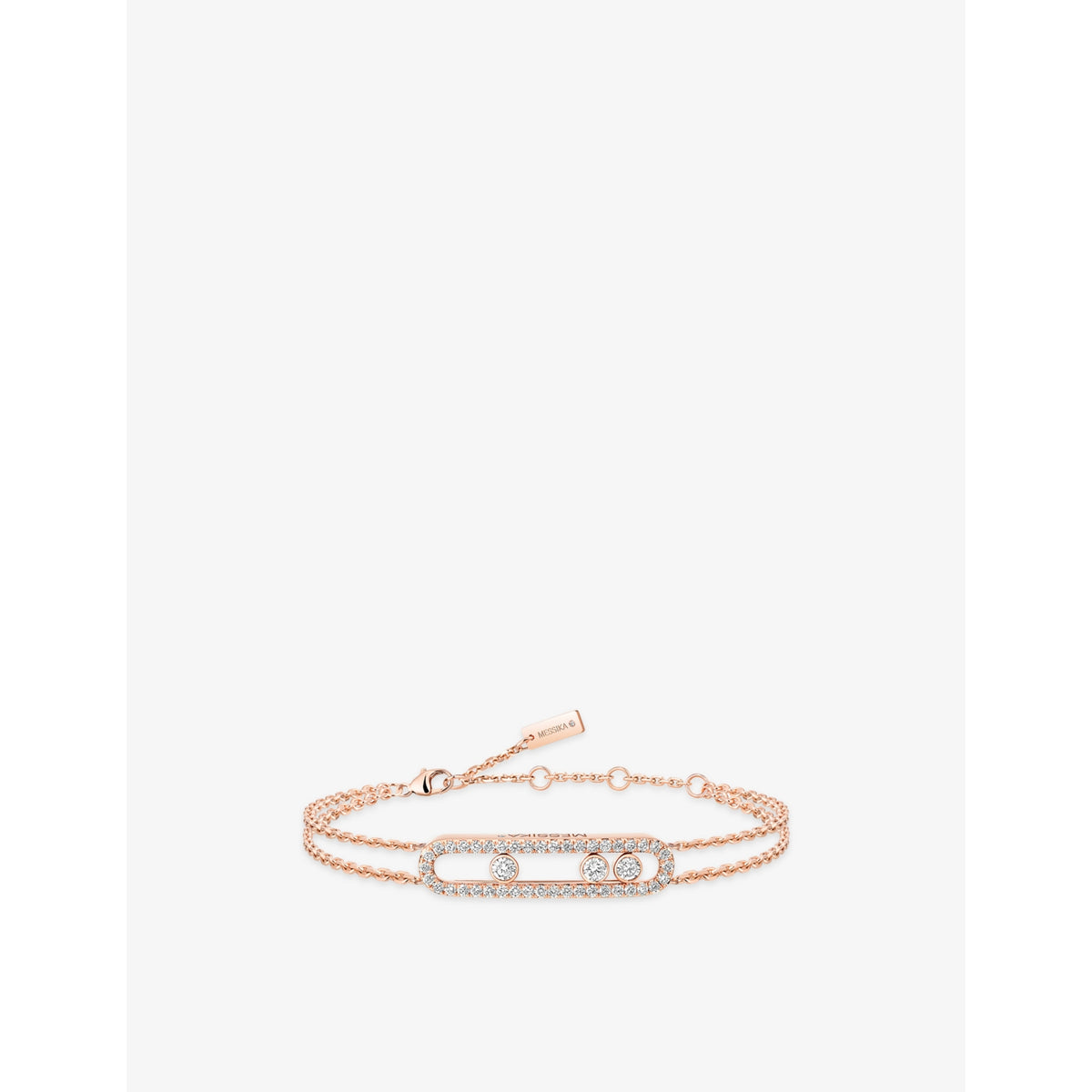 Messika Move rose-gold diamond bracelet 18ct - British product
