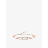 Messika Move rose-gold diamond bracelet 18ct - British product