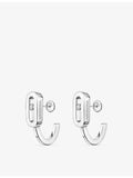 Messika Move Mini Uno diamond earrings, imported from the UK