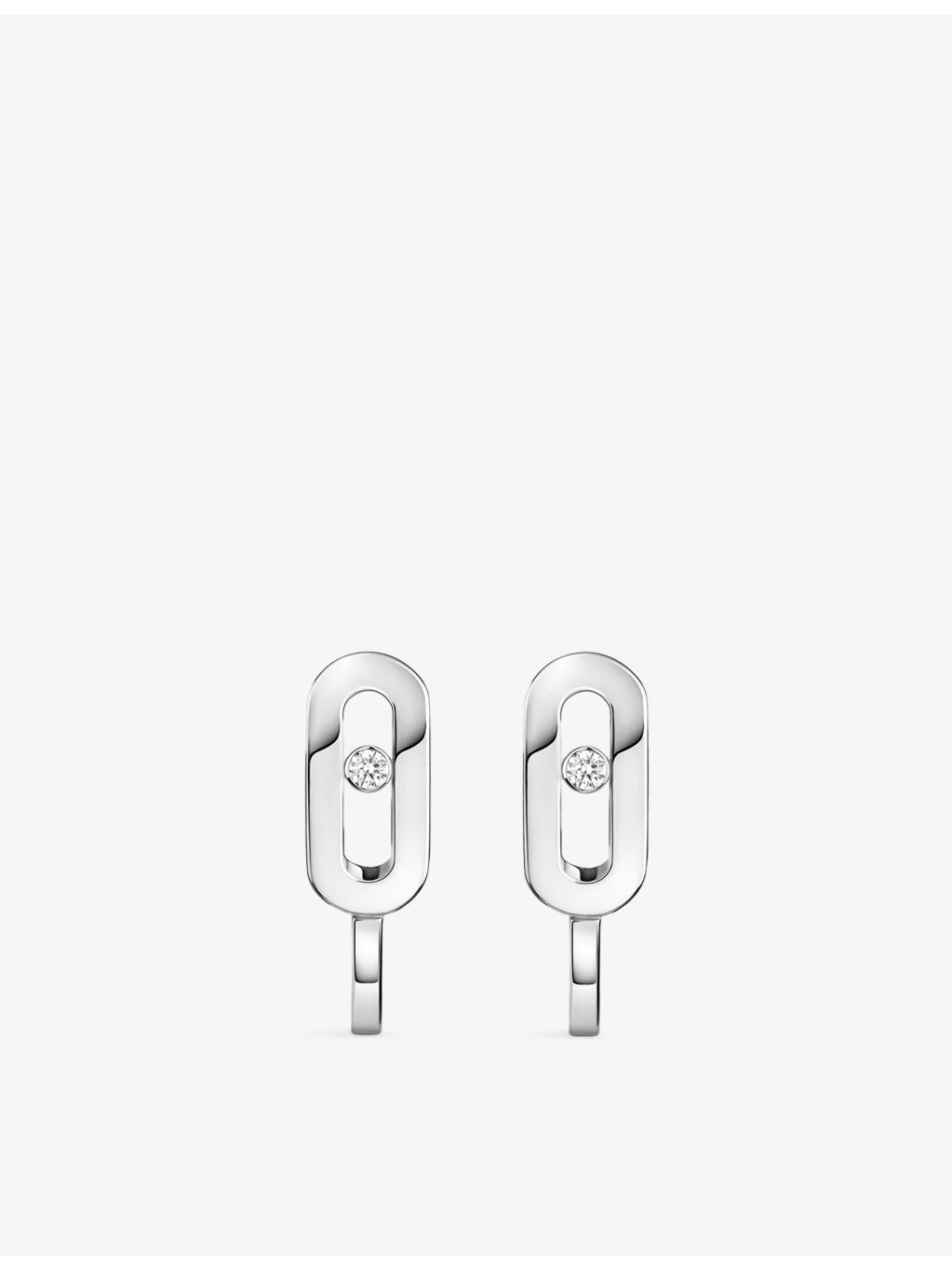 Messika Move Mini Uno diamond earrings, imported from the UK