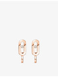 Messika Move Mini Uno 18ct rose-gold diamond earrings - British product