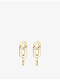 Messika Move Uno 18ct yellow gold diamond earrings 1.5cm (British brand)