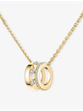Messika Move Romane 18ct yellow gold diamond necklace 45cm, UK version