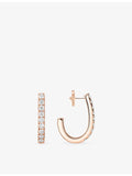 Messika Gatsby diamond hoop earrings 18ct rose gold, UK version