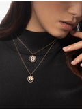 Messika 18ct rose gold diamond necklace 45cm, UK version