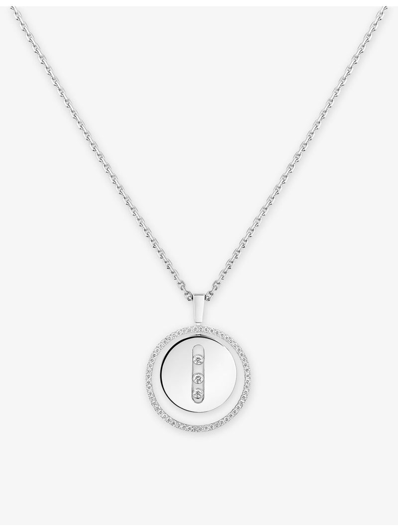 Messika Lucky Move pavé diamond necklace 18ct white gold - British product
