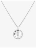 Messika Lucky Move pavé diamond necklace 18ct white gold - British product