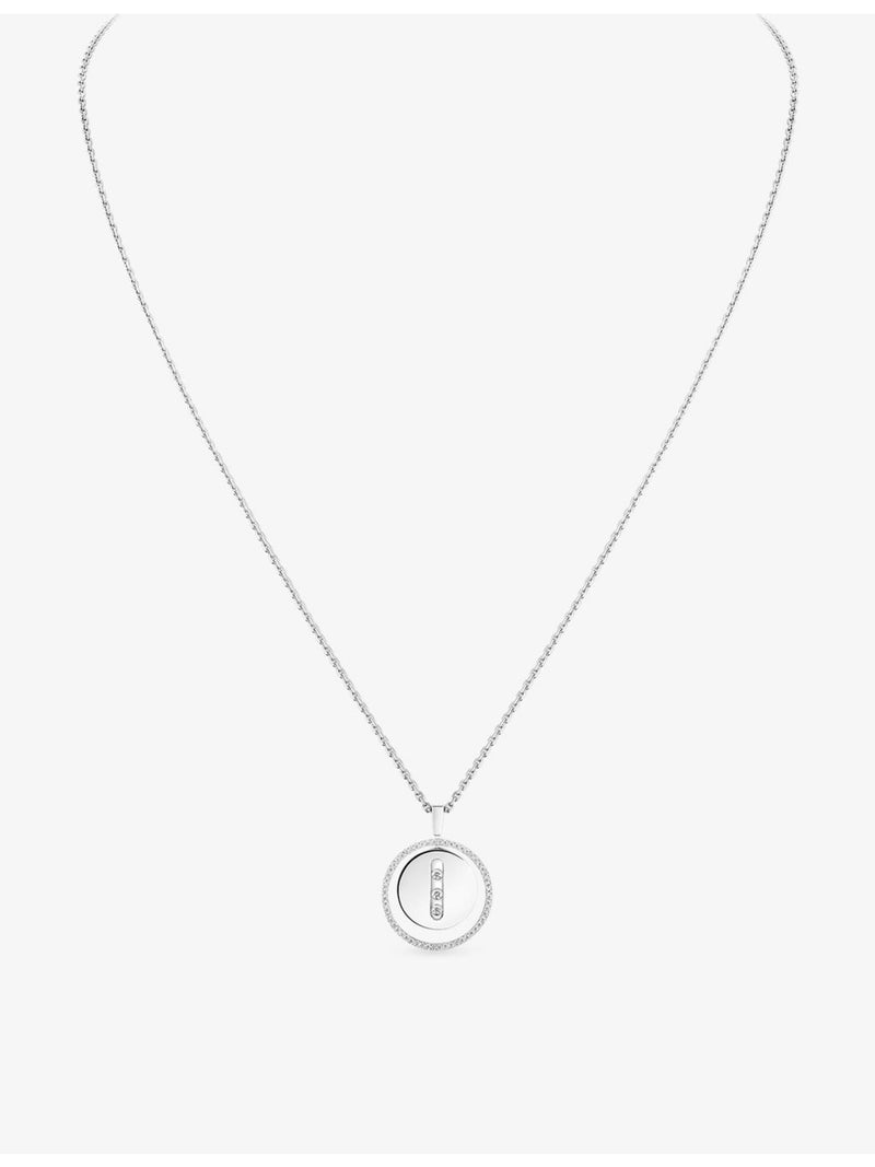 Messika Lucky Move pavé diamond necklace 18ct white gold - British product