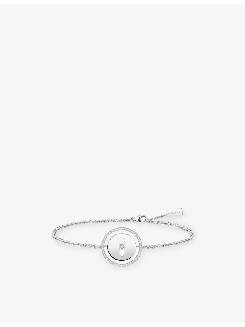 Messika 18ct white gold diamond bracelet, imported from the UK