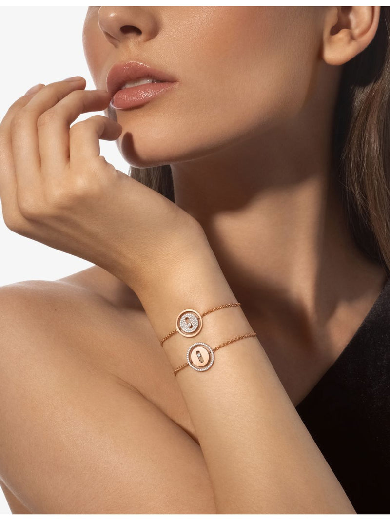 Messika Lucky Move rose-gold diamond bracelet, UK version