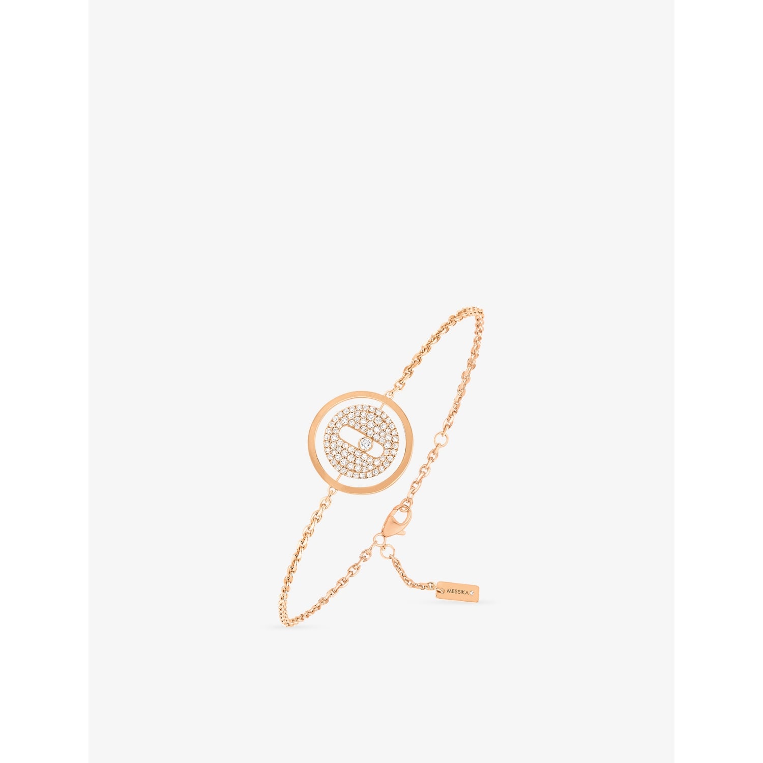 Messika Lucky Move rose-gold diamond bracelet, UK version