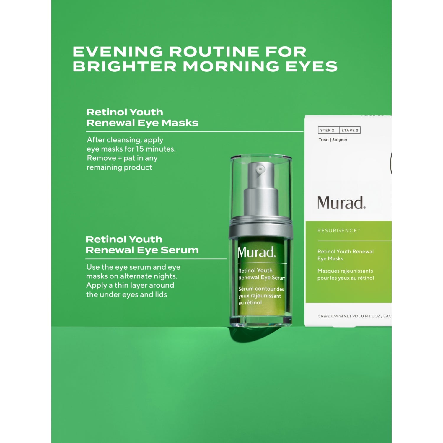 Murad Retinol Eye Serum 15ml, imported from the UK