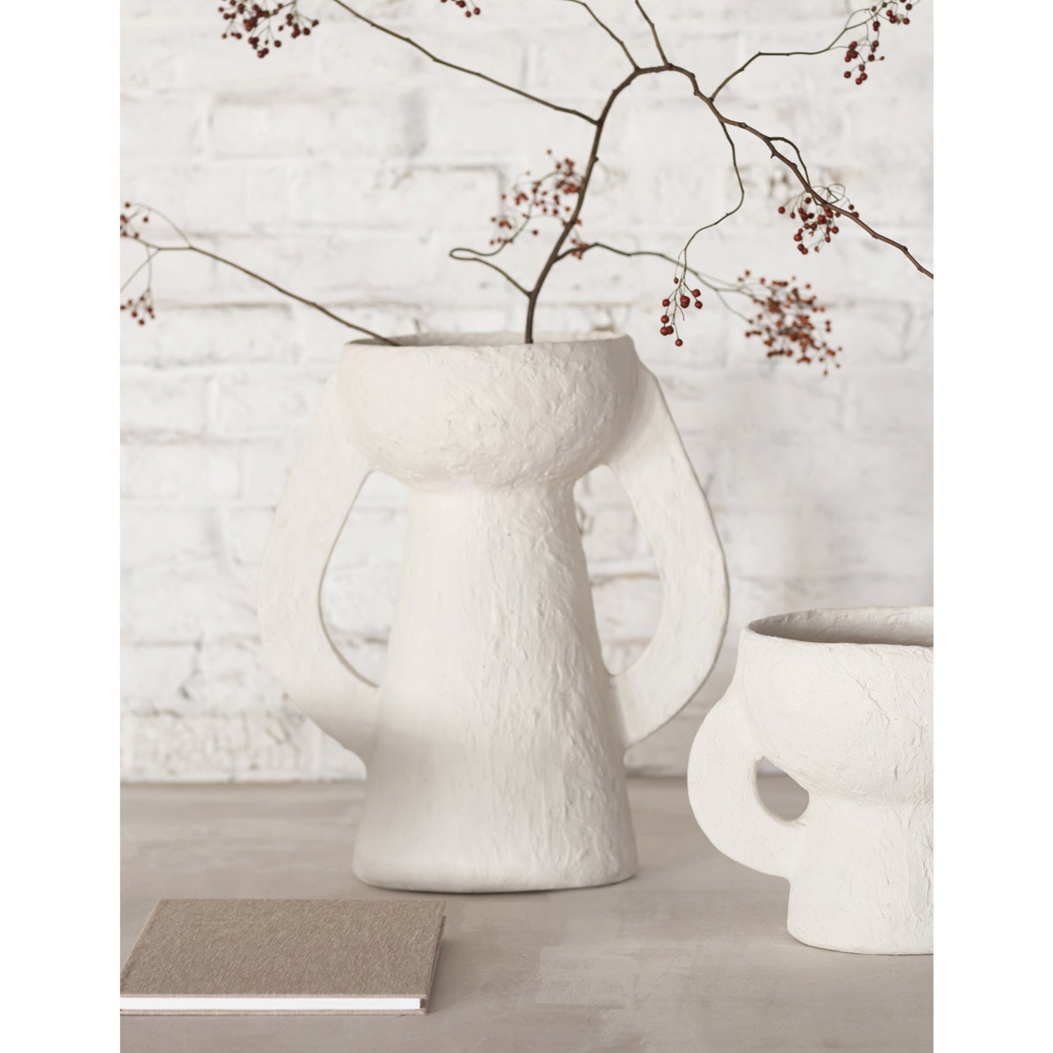 Serax papier-mâché decorative vase 41cm - British product