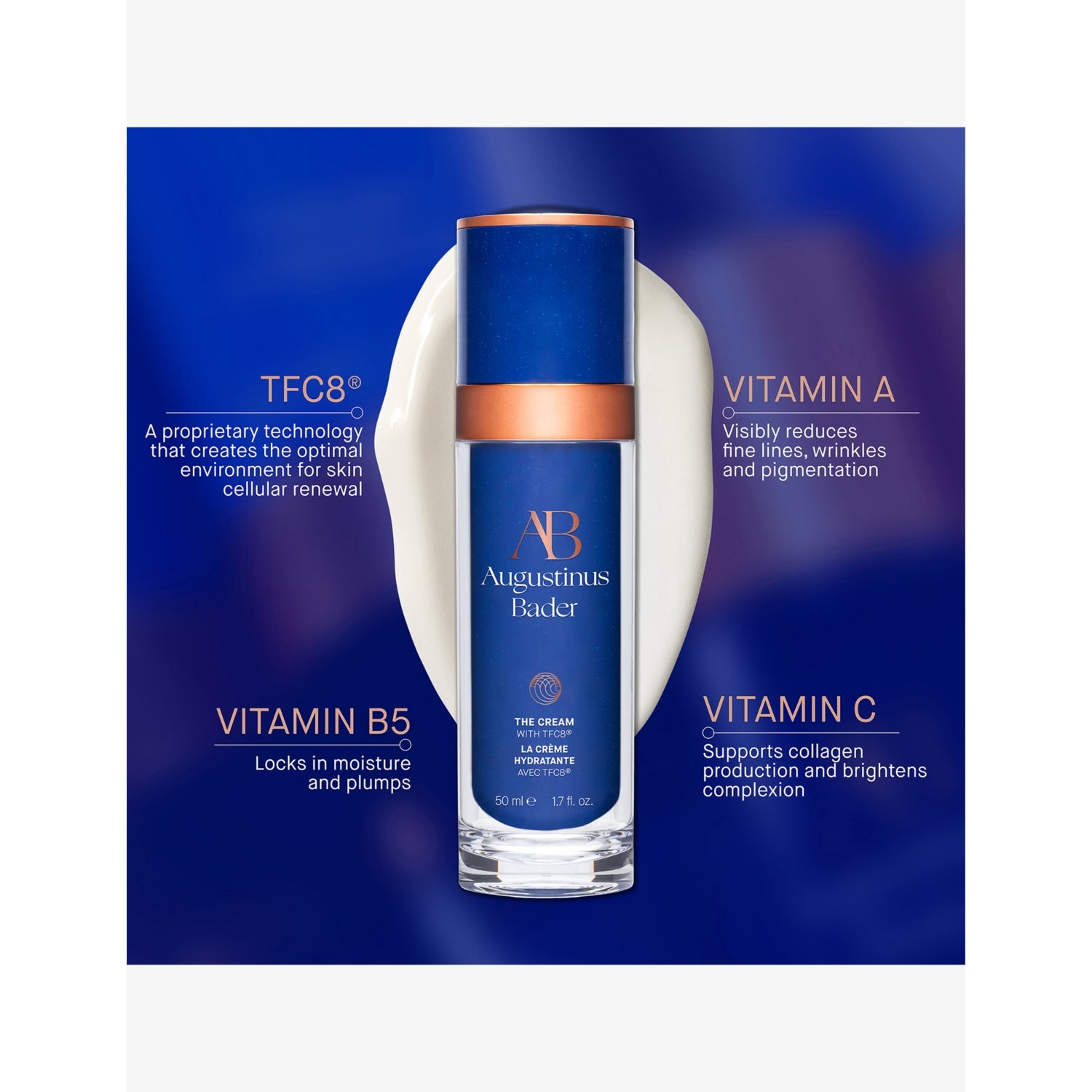 Augustinus Bader The Cream PPC cellular renewal cream 50ml, UK version