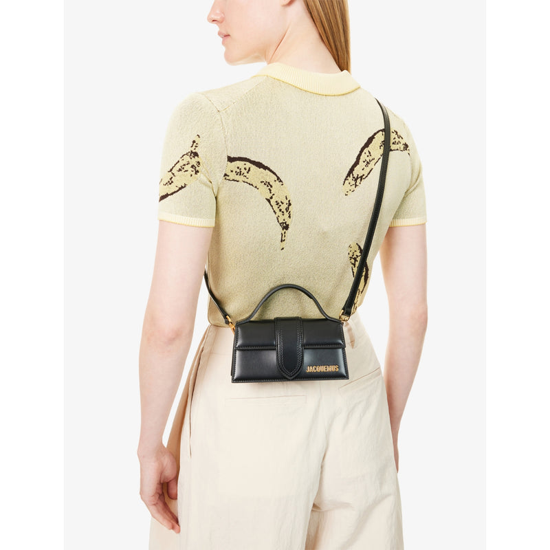 Jacquemus Le Bambino leather top handle bag, imported from the UK