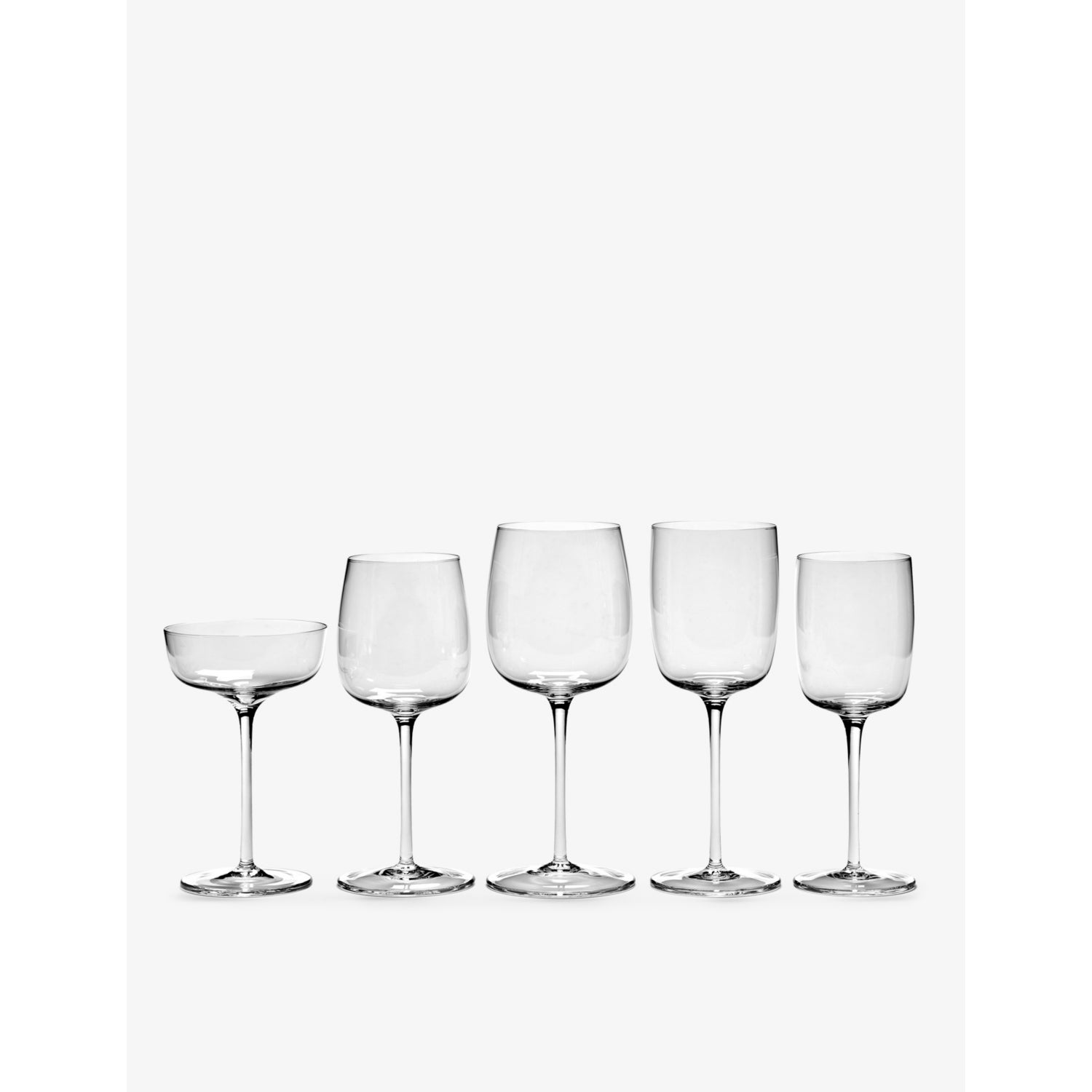Serax Passe-Partout champagne glasses 16.5cm (British brand)