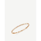 Bee de Chaumet 18ct rose-gold and 0.938ct brilliant-cut diamond bangle - 16cm