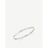 Bee de Chaumet 18ct white-gold bangle - 16cm