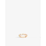 Bee de Chaumet 18ct rose-gold and diamond ring - PINK GOLD - 53mm