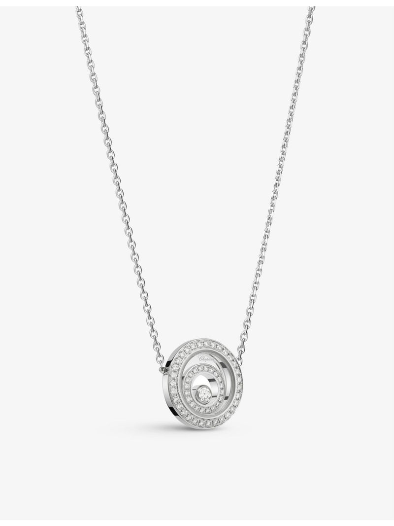 Chopard 18ct white-gold diamond necklace 0.38ct, UK version