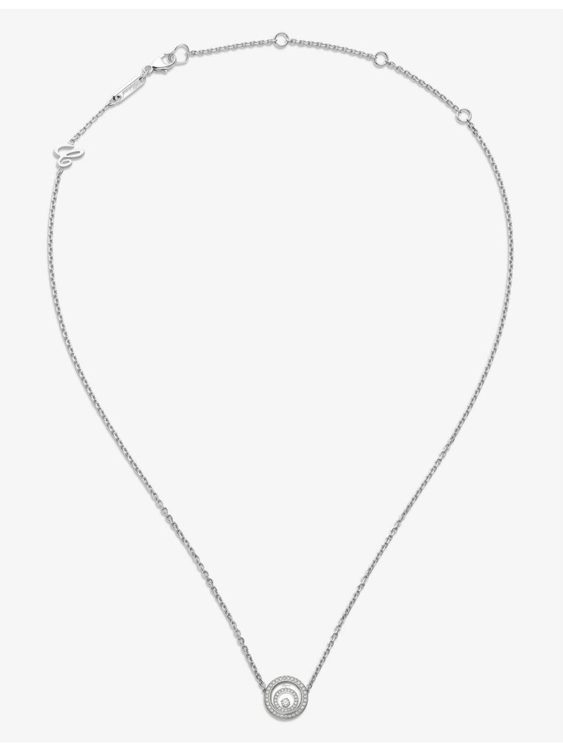 Chopard 18ct white-gold diamond necklace 0.38ct, UK version