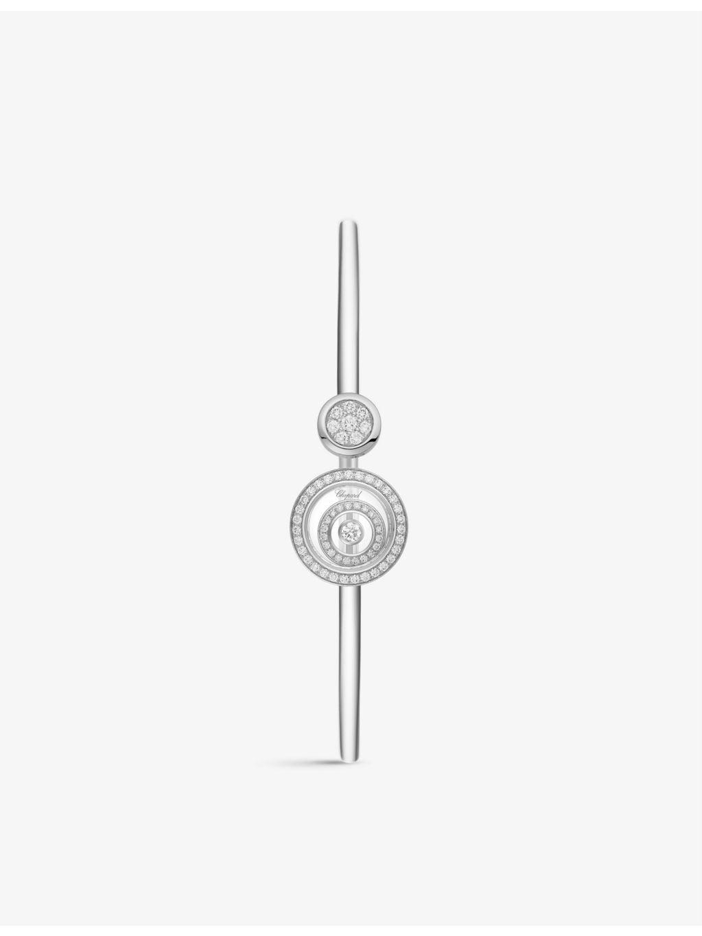 Chopard Happy Spirit diamond bangle in 18ct white gold (British brand)